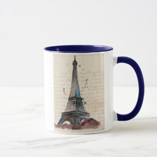 Destinations   Letters From The Eiffel Tower Mug