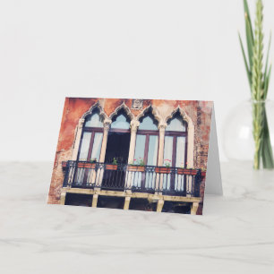 Destinations   Rustic Venice Building Card
