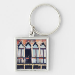 Destinations   Rustic Venice Building Keychain