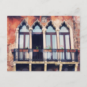 Destinations Rustic Venice Building Postcard