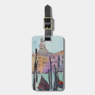 Destinations   Two Gondolas in Venice Sketch Luggage Tag