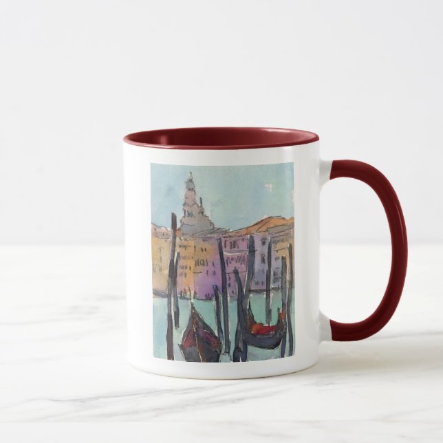 Destinations | Two Gondolas in Venice Sketch Mug (Right)