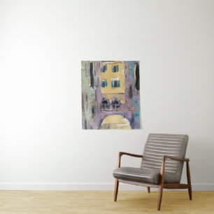Destinations Venice Canal Bridge View Tapestry