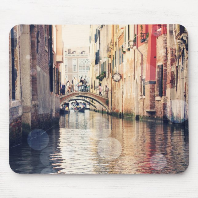Destinations | Venice Gondolas Photograph Mouse Pad (Front)