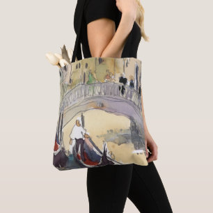 Destinations   Venice Plein Air Gondola Ride Tote Bag