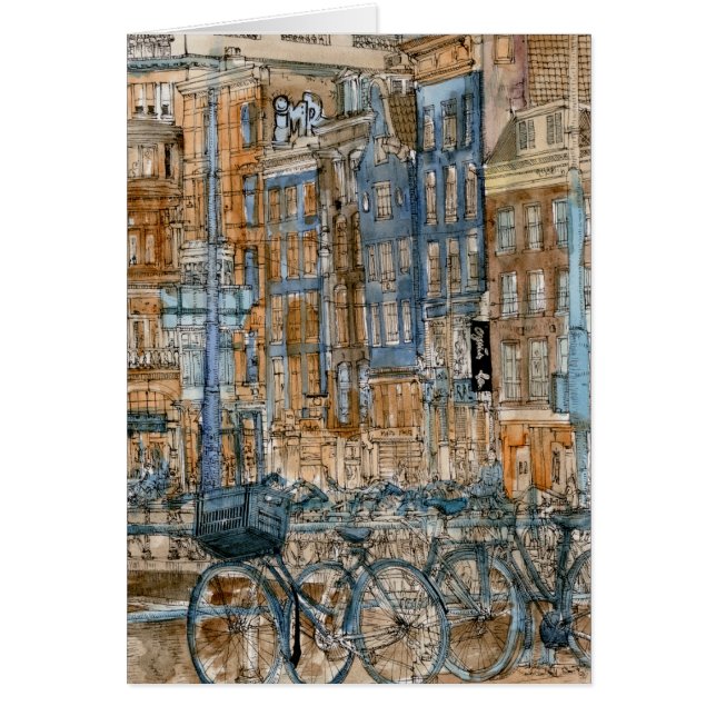 Destinations | Watercolor New York City View (Front)