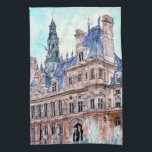 Destinations | Watercolor Rustic Hotel de Ville Kitchen Towel<br><div class="desc">Find this masterfully created watercolor and ink design by Melissa Wang, brought to you by World Art Group, on fantastic range of great products from Zazzle. See how her delicate approach to detail has brought the splendorous Hotel de Ville to life, from its many windows, arches and statues to the...</div>
