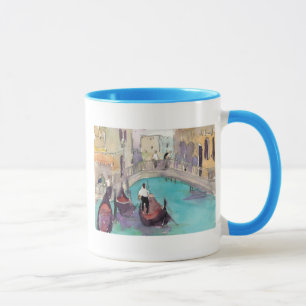 Destinations Watercolor Venice Gondola Ride Mug
