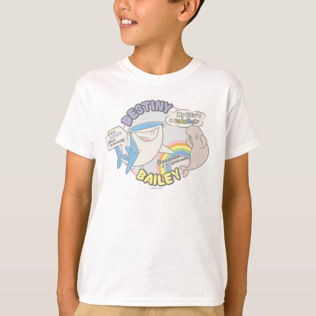 Destiny & Bailey Comic Graphic T-Shirt (Front)