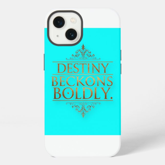 Destiny Beckons Boldly  iPhone Case (Back)