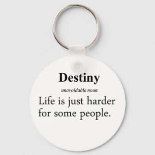 Destiny Definition Keychain