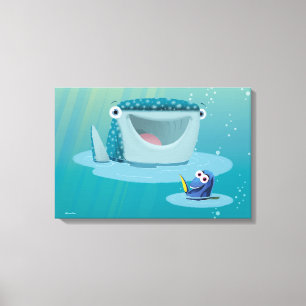 Destiny & Dory   Bubble Buds Canvas Print
