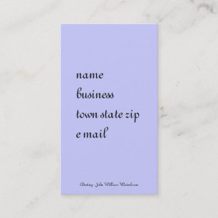 Destiny From a Magic Potion Business Card