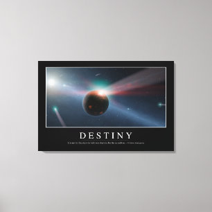 Destiny: Inspirational Quote 2 Canvas Print