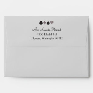 Destiny Las Vegas Glittered Platinum Enveloppe