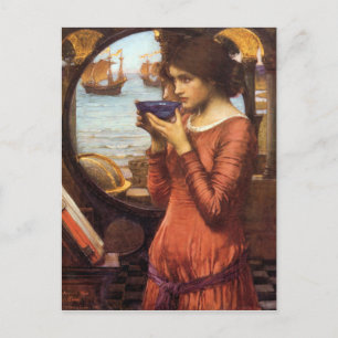 Destiny Pre-Raphaelite Postcard By J W  Waterhouse
