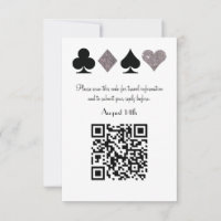 Destiny Silver Las Vegas Wedding QR code Reply