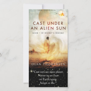 Destiny's Crucible Book 1 Bookmark/ Thank You Card