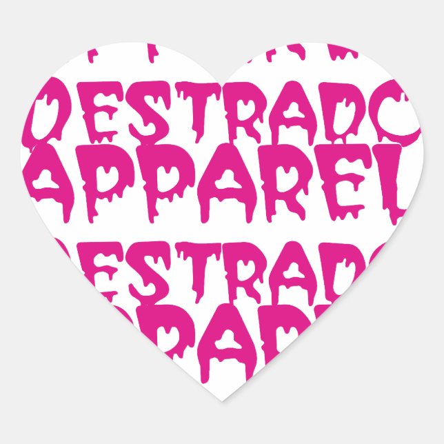 destrado apparel stickers (Front)