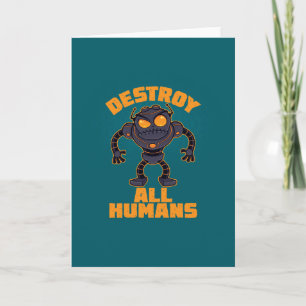 Destroy All Humans Angry Robot Card