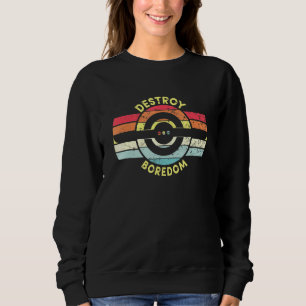 Destroy Boredom One Wheel Electric Skateboard Floa Sweatshirt