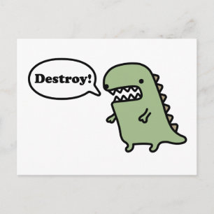 Destroy! Postcard