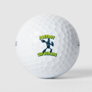 Destroy The Humans Robot Golf Balls