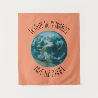 Destroy the Patriarchy Feminist Tapestry