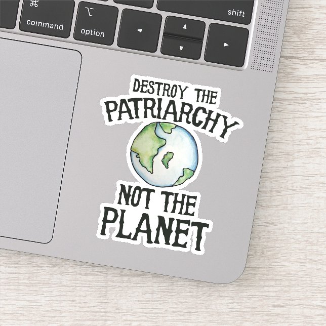 Destroy the patriarchy not the planet (Detail)