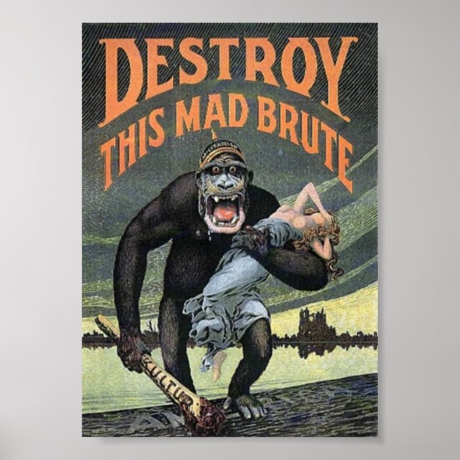Destroy This Mad Brute Poster (Front)