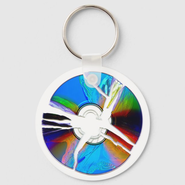 Destroyed CD II basic keychain (Front)