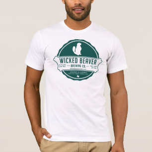 Destroyed T-Shirt, Vintage Wicked Beaver Brewing T-Shirt
