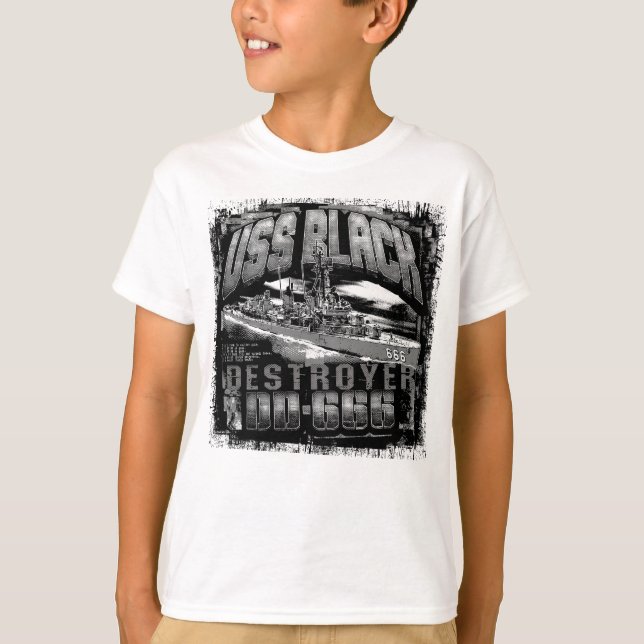 Destroyer Black T-Shirt T-Shirt (Front)