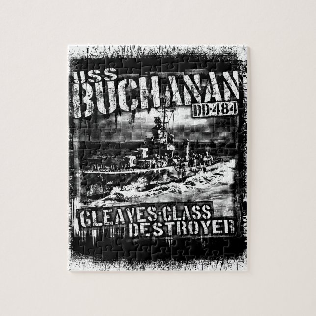 Destroyer Buchanan Jigsaw Puzzle (Vertical)