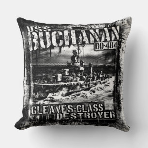 Destroyer Buchanan Throw Pillow
