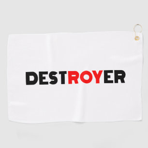 Destroyer Roy Golf Towel