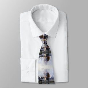 Destroying Chinese War Junks 1843 Tie