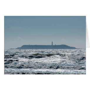 Destruction Island Lighthouse from Ruby Beach