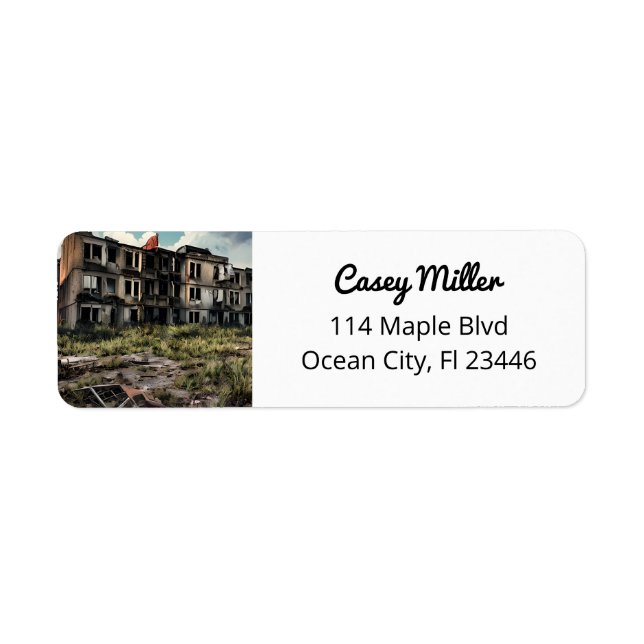 Destruction post-apocalyptique | Bâtiments abandon (Devant)