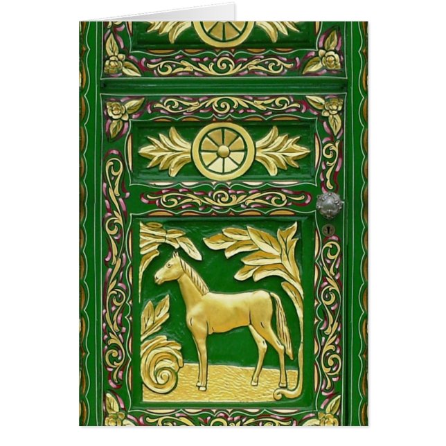 Détail de la porte tzigane (Devant)