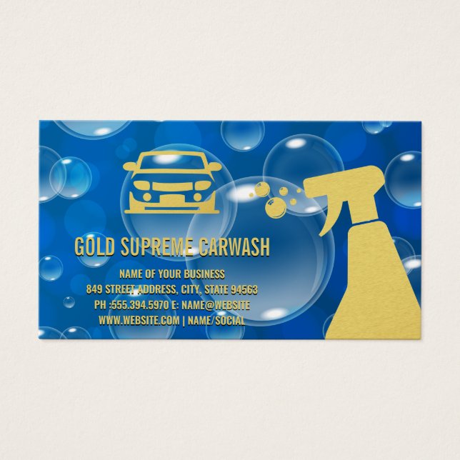 Détail du lavage de voiture | Détail automatique | (Devant)