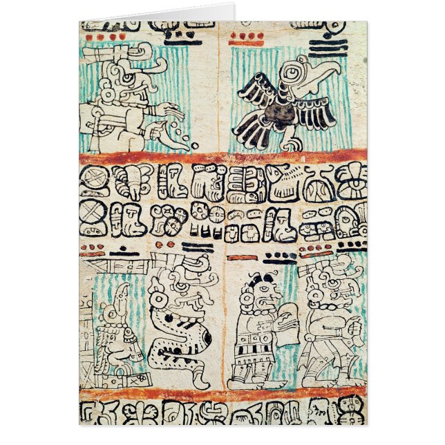 Détail d'un codex maya (Devant)