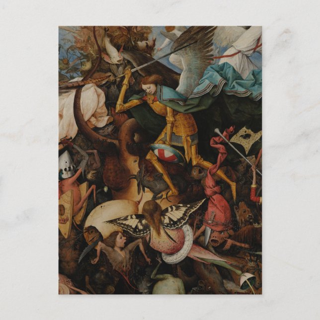 Detail: Fall of the Rebel Angels by Pieter Bruegel Postcard (Front)
