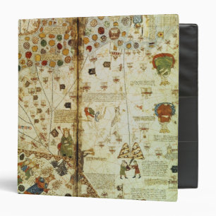 Detail from a Catalan World Map Binder