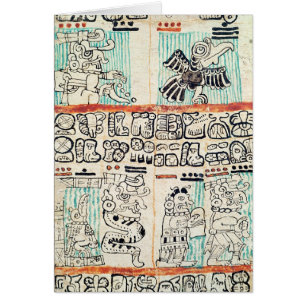 Detail from a Mayan codex