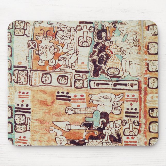 Detail from a Mayan Codex Mouse Pad (Front)