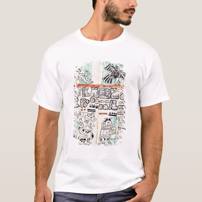 Detail from a Mayan codex T-Shirt (Front)