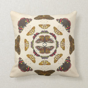 Detail from Plate VII Throw Pillow