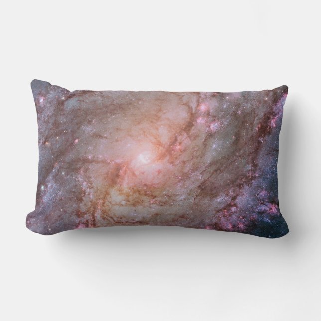 Detail from Spiral Galaxy M83 Lumbar Pillow (Front)