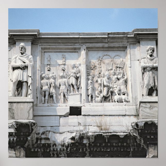 Detail from the Arch of Constantine Poster (Front)